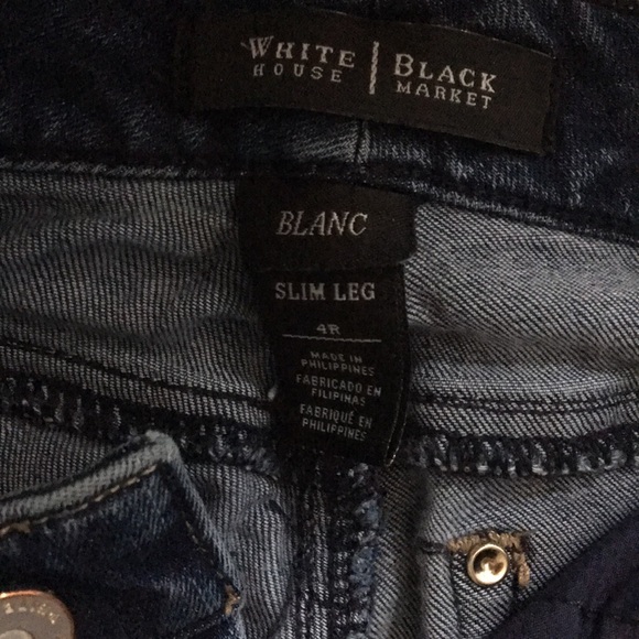 White House Black Market Jeans Slim Leg - Picture 2 of 4